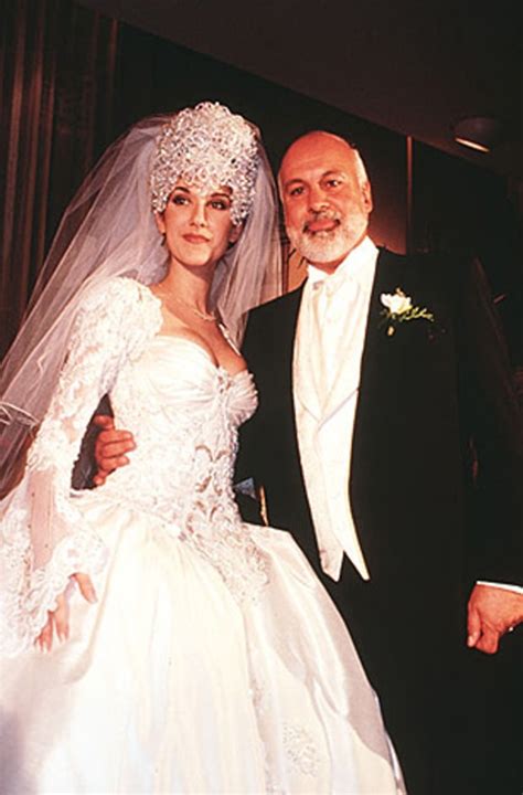 pictures of celine dion wedding